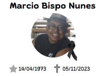 Marcio Bispo não está mais entre nós. Veja informações sobre velório e sepultamento