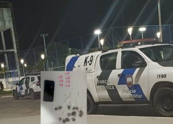 Não resolveu: Polícia Militar flagra jovem traficando drogas, na Praça do bairro Canivete, em Linhares