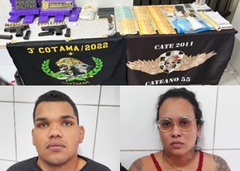 ATUALIZAÇÃO – Prisão importante: “Gordão”, considerado pela Polícia como gerente do tráfico e a companheira são presos, em Linhares