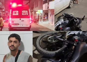 Em Rio Bananal – Motociclista tenta fugir da PM várias vezes, realiza manobras perigosas causa acidente, vai para o Hospital e é detido