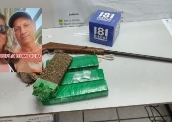 VÍDEOS – Preso suspeito de matar Luciana “das casinhas” e Gerson  na noite de Natal em Sooretama. Ele usava tornozeleira eletrônica