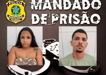PRF prende em S.Mateus casal com mandado de prisão em aberto. O passageiro é suspeito de envolvimento em tentativa de chacina em Linhares