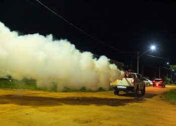 Carro fumacê fortalece combate à dengue no bairro Interlagos
