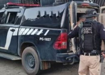 PCES prende dupla suspeita de ter matado homem que foi encontrado em represa com pés e mãos amarradas e pedra amarrada no pescoço, no inteiro de Rio Bananal