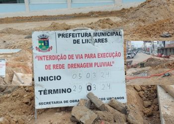 VÍDEO – Obras no Centro de Linhares, comerciantes reclamam que data de entrega já passou e amargam prejuízos de até 80%