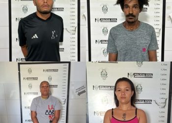 Operação policial resulta na prisão de quatro suspeitos por tráfico em Rio Bananal