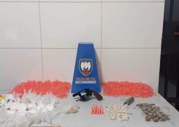Polícia Militar em Sooretama tira de circulação casal suspeito de envolvido com tráfico de drogas e porte Ilegal de arma de fogo