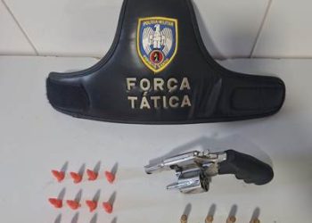 Jovem esconde arma em carrinho de bebê e acaba preso por porte ilegal de arma de fogo em Linhares
