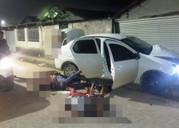 4 Menores são apreendidos  e um maior é  preso pela Polícia Militar, suspeitos de furto em estabelecimento comercial em Linhares