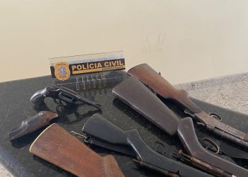 Homem de 72 anos é flagrado com revólver na cintura, paga fiança e é liberado