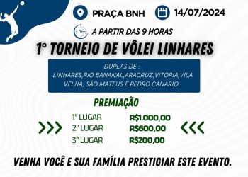 Torneio de Vôlei agita Linhares neste domingo