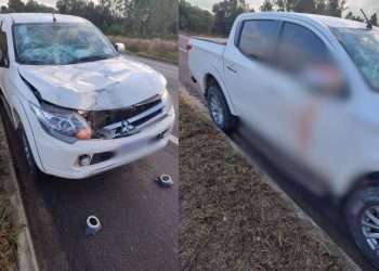 Atropelamento com morte na BR-101, em Linhares 