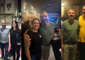 Marcos Palmeira e Malu Mader gravam cenas da novela das 9h em Linhares