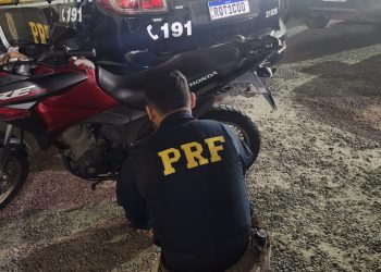Motociclista é apreendido em Linhares, durante fiscalização da PRF