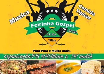 Muita diversão na Feirinha Gospel do bairro Santa Cruz no próximo sábado (07)