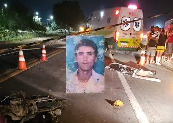 ATUALIZAÇÃO – Motociclista morre em grave acidente na BR 101