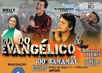Dia do Evangélico, em Rio Bananal, irá reunir grandes nomes da música gospel