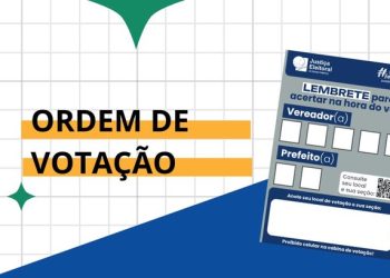 Eleições Municipais: Conheça a ordem de votação na urna eletrônica
