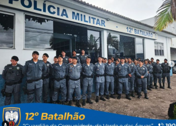 12º Batalhão da PM recebe 27 soldados recém-formados para reforçar o policiamento em Linhares
