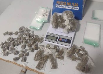 Polícia Militar realiza operação contra o tráfico de drogas no Bairro Planalto em Linhares