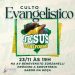 Culto Evangelístico “Jesus Transforma” acontece neste sábado (23), em Bebedouro, Linhares-ES