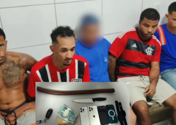 Polícia Militar resgata vítima de sequestro, prende quatro suspeitos e apreende um menor de idade