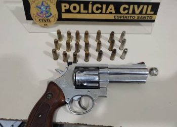 Indivídou de 28 anos é preso por porte ilegal de arma em Linhares, paga fiança de R$ 7 mil e é liberado