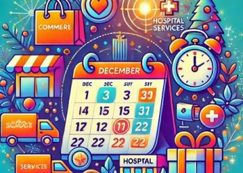 Confira o que abre e fecha no último dia de 2024 e no feriado de Ano Novo em Linhares