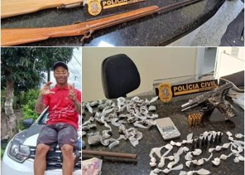 Operação policial “passa a rede”, em Sooretama e Linhares, levando vários criminoso para a cadeia e apreensão de drogas,armas e outros
