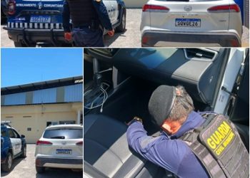 Guarda Municipal recupera carro com placa clonada