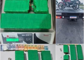 Dupla é presa com quase 2 Kg de maconha e dinheiro após perseguição policial na BR-101 em Linhares