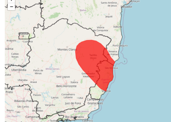 Alerta vermelho para Linhares e mais 47 cidades do ES, com risco de temporal. Veja lista das cidades
