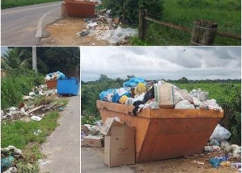 VÍDEO – Lixo acumulado gera indignação em moradores e transeuntes na localidade de Areia, em Linhares