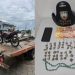 Força Tática recupera motocicleta com restrição de furto/roubo e apreende drogas no bairro Aviso, em Linhares