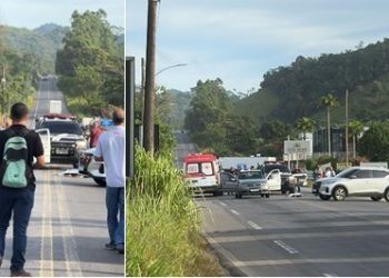 Confronto com a Polícia termina com um morto e um ferido na BR-259, em João Neiva