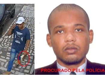 VÍDEO – Polícia Civil procura por elemento por tentativa de homicídio. Além da arma de fogo, o indivíduo estava com uma Bíblia na mão