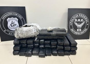 VÍDEO – PRF e PF apreendem mais de 21 kg de drogas que saíram de São Paulo para o Espírito Santo