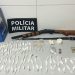 Polícia apreende drogas e arma de fogo em patrulhamento no Rio Quartel, em Linhares