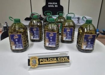 VÍDEO – Operação apreende 4 mil litros de azeite adulterado em Linhares e mais duas cidades do ES