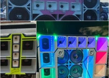 Polícia apreende mais três paredões de som no Pontal do Ipiranga durante o domingo de Carnaval