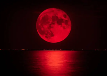 Lua de Sangue será visível em Linhares na madrugada de sexta-feira (14)