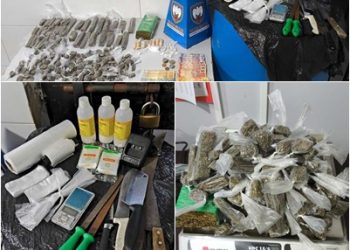 PM estoura “Boca de Fumo” no bairro Santa Cruz, em Linhares e menino de 15 anos é apreendido