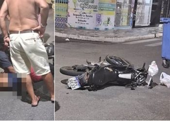 Colisão entre automóvel e motocicleta, no  Interlagos, deixa uma pessoa ferida. Um dos condutores não possuía Carteira de Habilitação