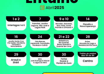 Prefeitura divulga cronograma de recolhimento de entulhos para abril com redução de dias