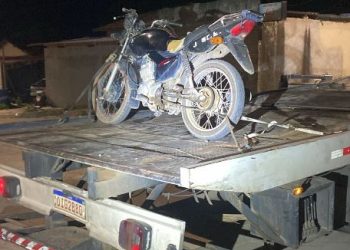 Força Tática recupera motocicleta com restrição de furto em Sooretama