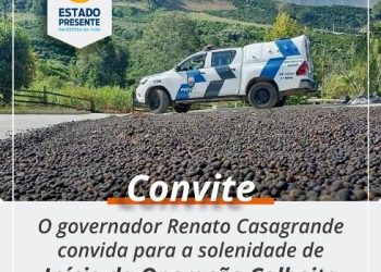 Linhares recebe solenidade de abertura da Operação Colheita 2025, governador Renato Casagrande faz o convite