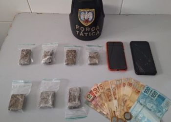 Força Tática apreende drogas e prende dois homens em Linares