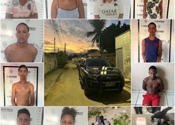 VÍDEO – 10 presos em mega operação da PC. incluindo a “Vovó do Tráfico” e homem que baleou criança de 2 anos, em Sooretama