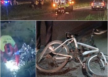 VÍDEO – Atropelamento e morte de ciclista na BR 101, em Linhares