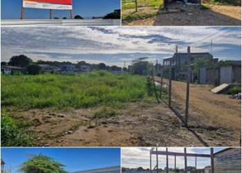 ATUALIZAÇÃO – Obra de escola paralisada em Bebedouro, mato e água tomam conta da  área. Será que a Prefeitura respondeu o motivo da paralisação?